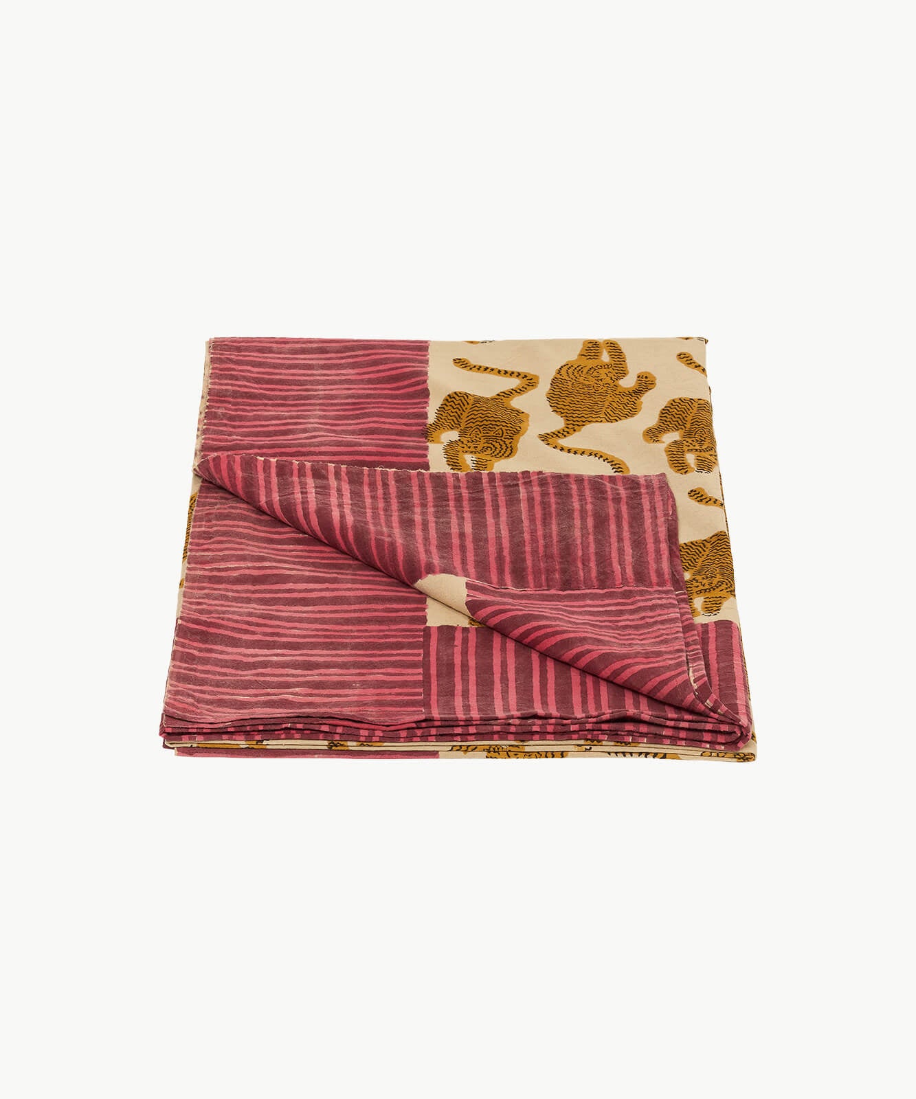 Doing goods Powder tiger single plaid in draagtas 220x140