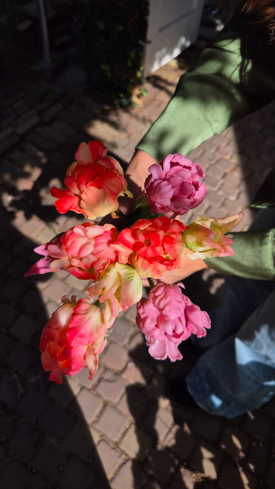 Papegaaien tulpen boeket multi