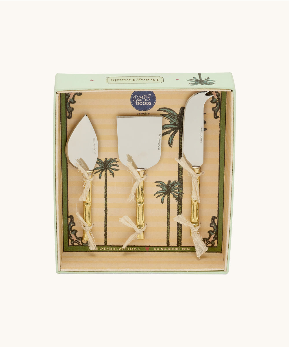 Doing Goods Bodhi bamboo kaasmesjes set