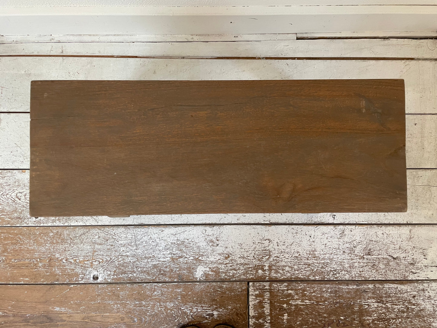 Kruk van oud hout midden bruin M