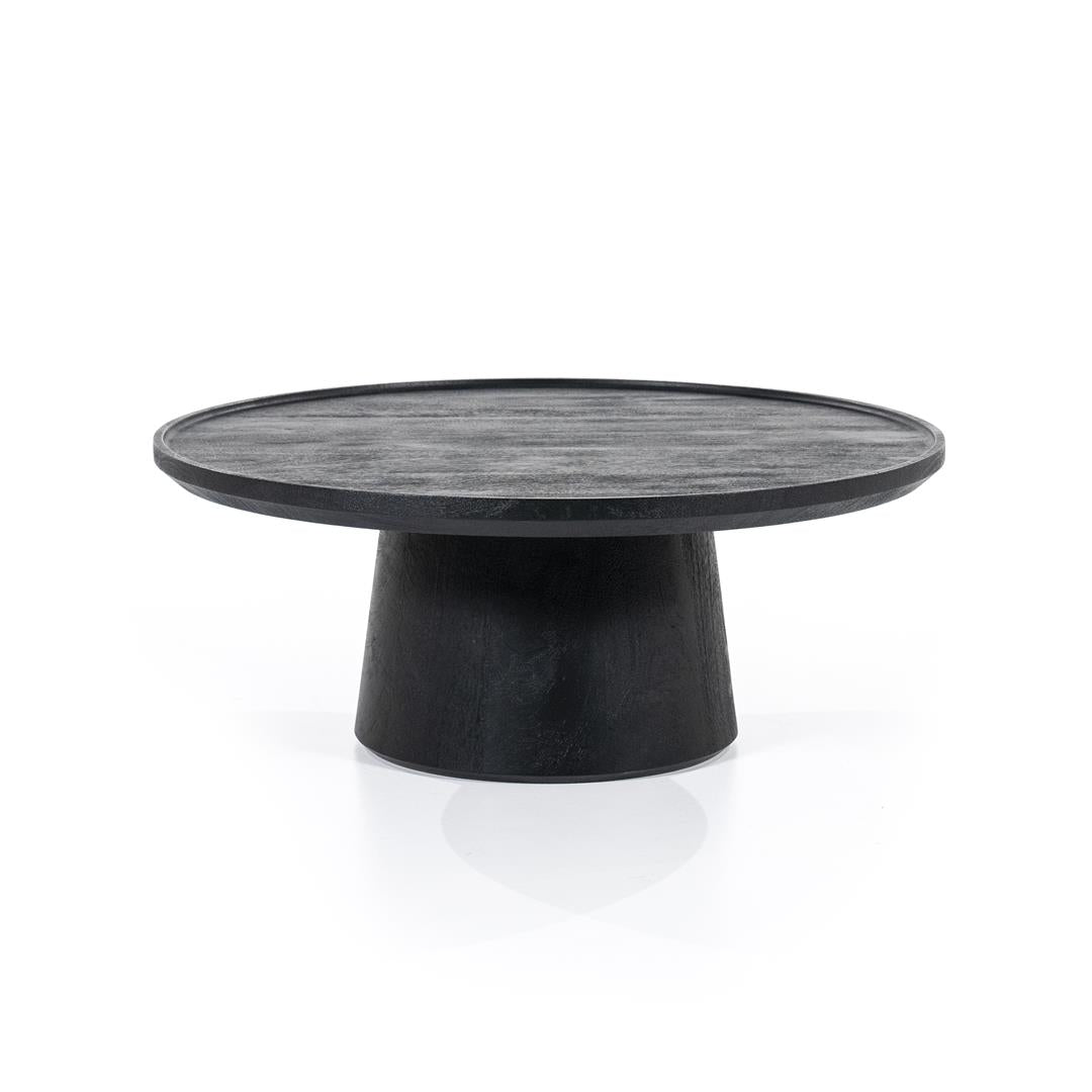 Bijzettafel Ron zwart maat L