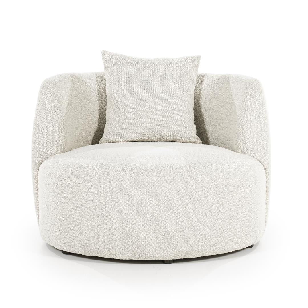 Eleonora fauteuil Louis met kussen beige