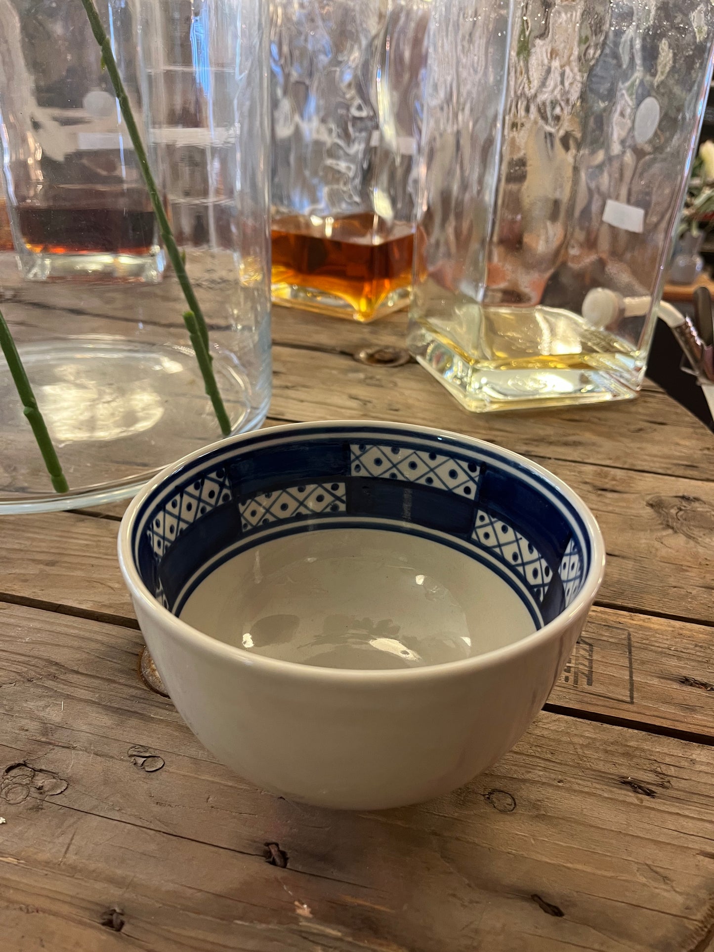 Schaal S Blauw Patroon