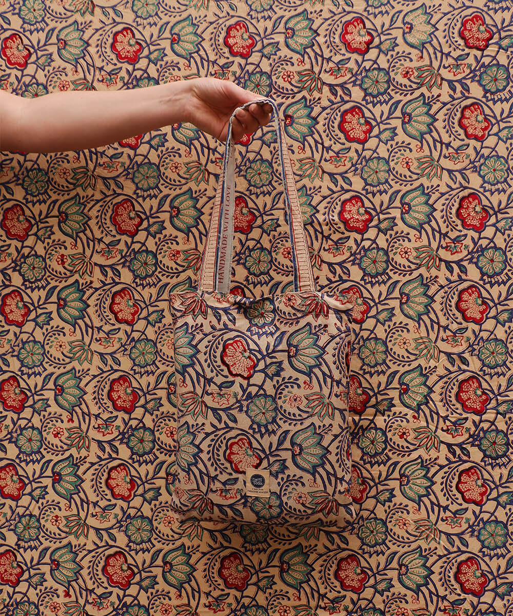 Doing goods Bluebell double plaid in draagtas 240x280