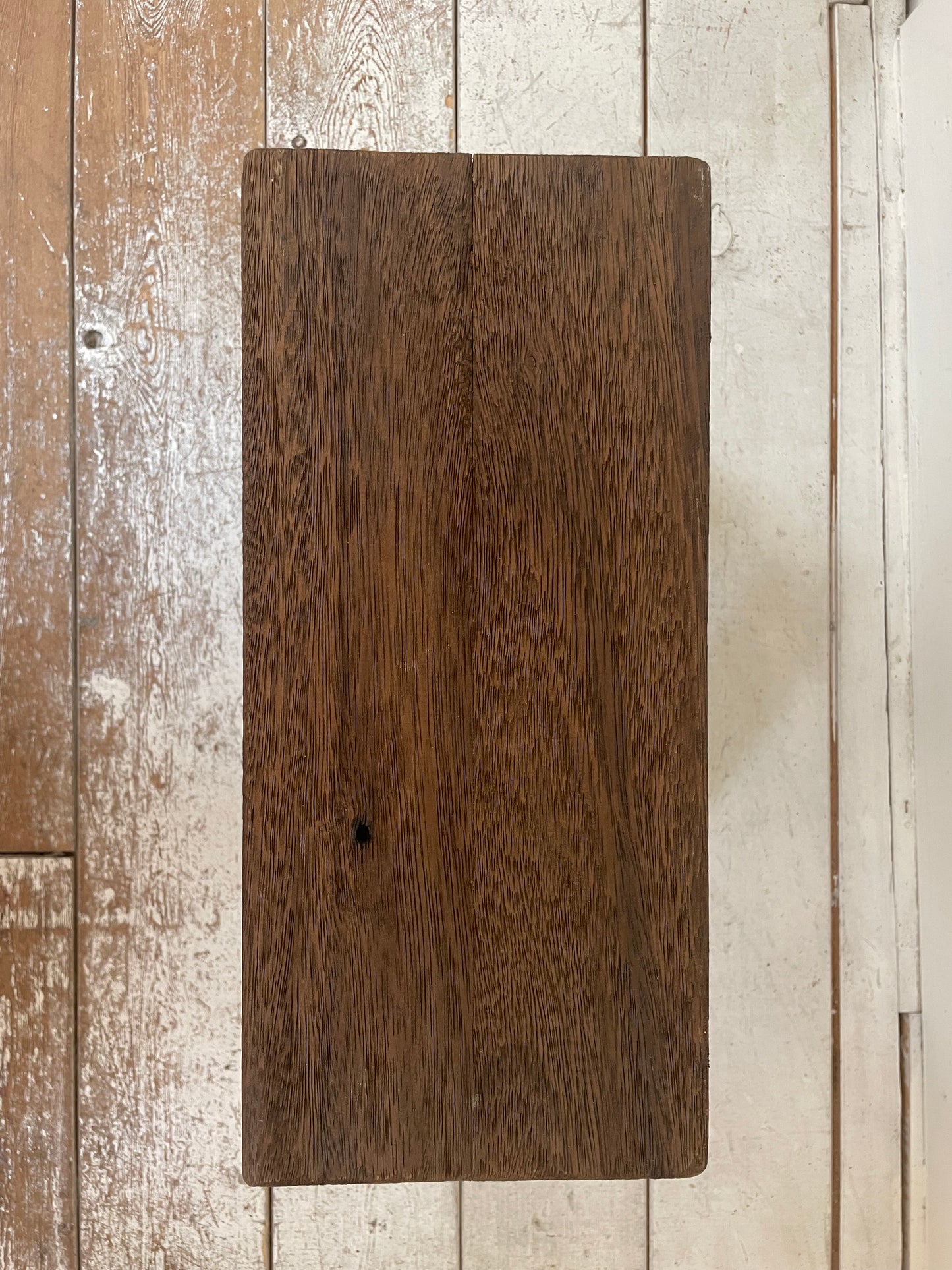 Kruk van oud hout donker S