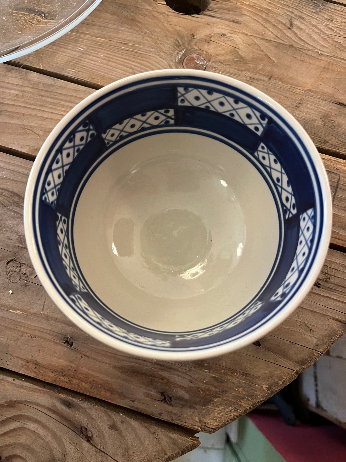 Schaal S Blauw Patroon