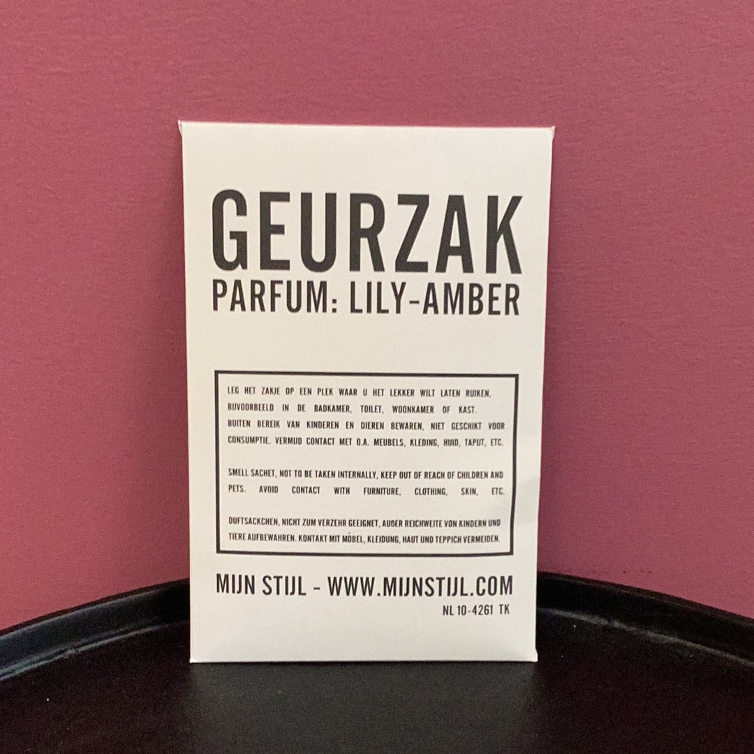 Geurzak lily Amber
