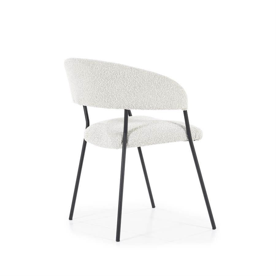 Eetkamerstoel Luka van Eleonora beige