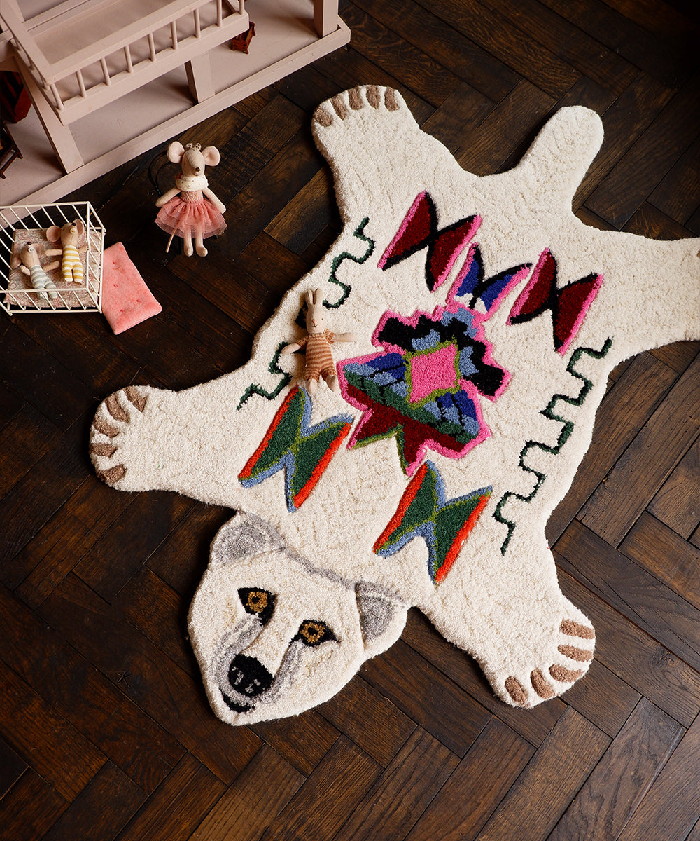 Doing Goods Kasbah Ijsbeer Vloerkleed S