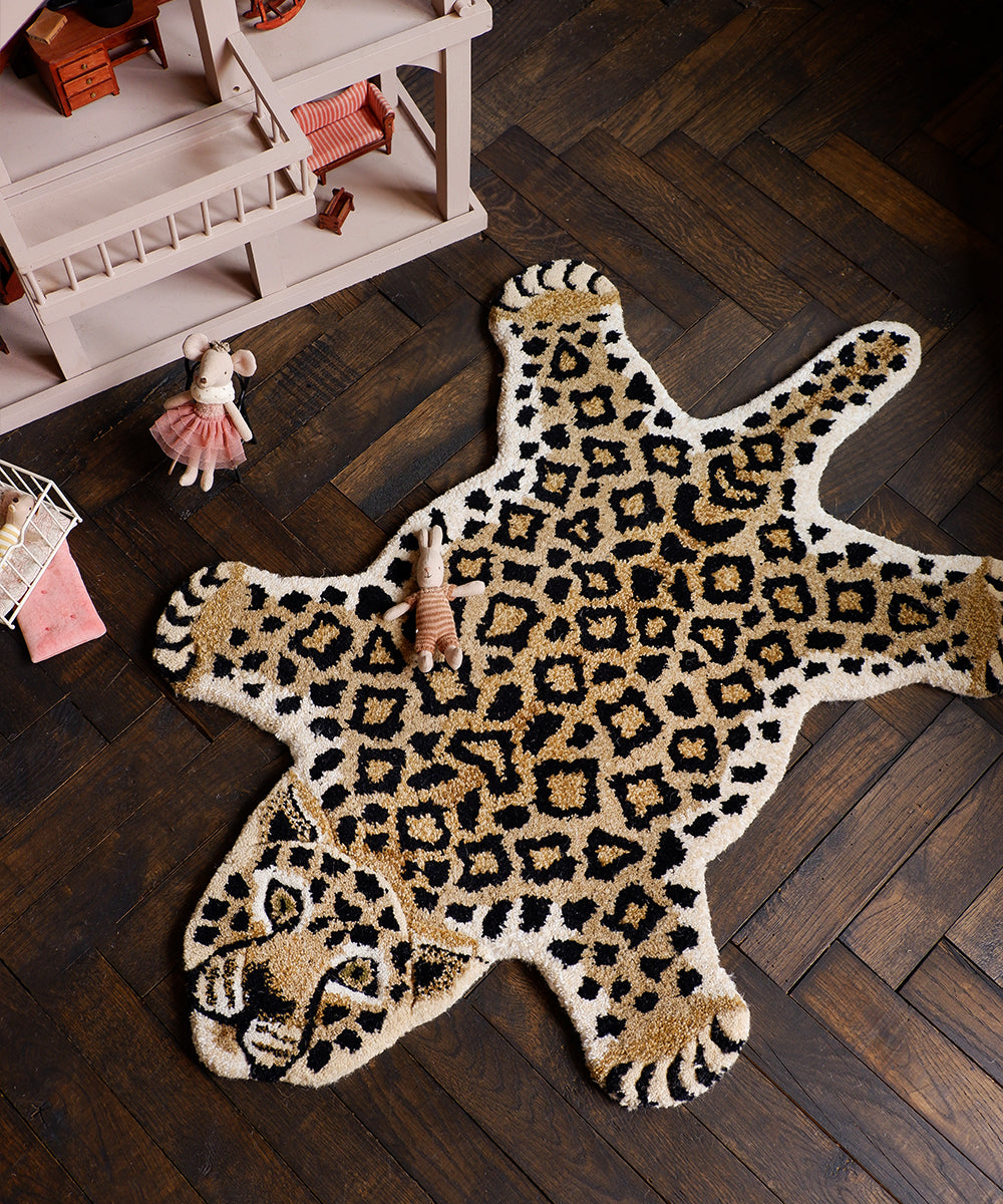Doing Goods Loony Leopard Vloerkleed S