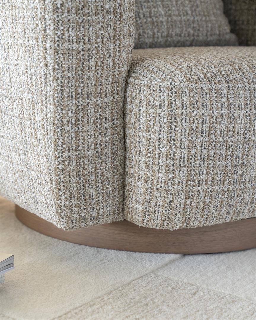 Eleonora fauteuil Jordan taupe
