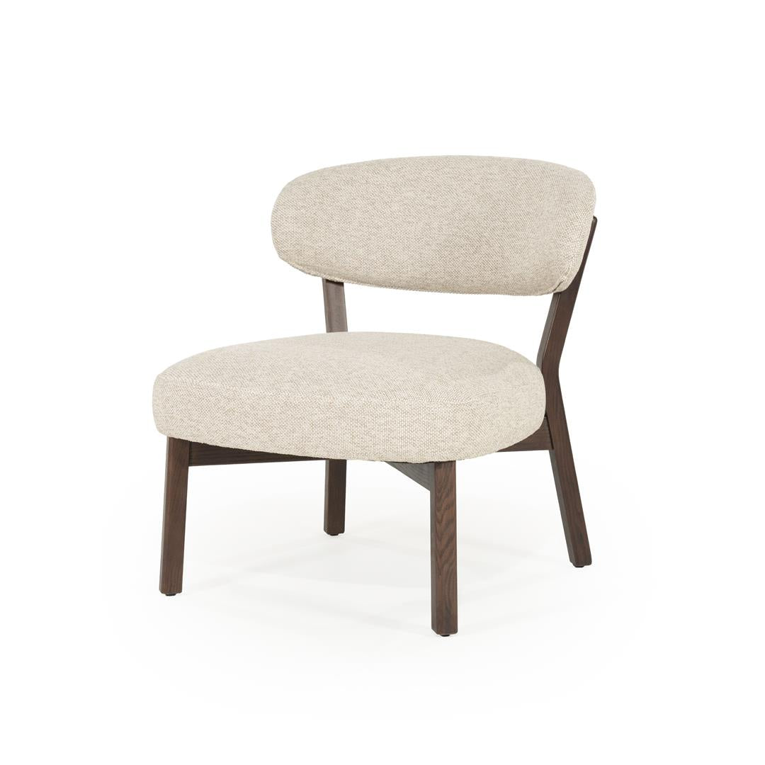 Eleonora fauteuil Mikky bruin / taupe
