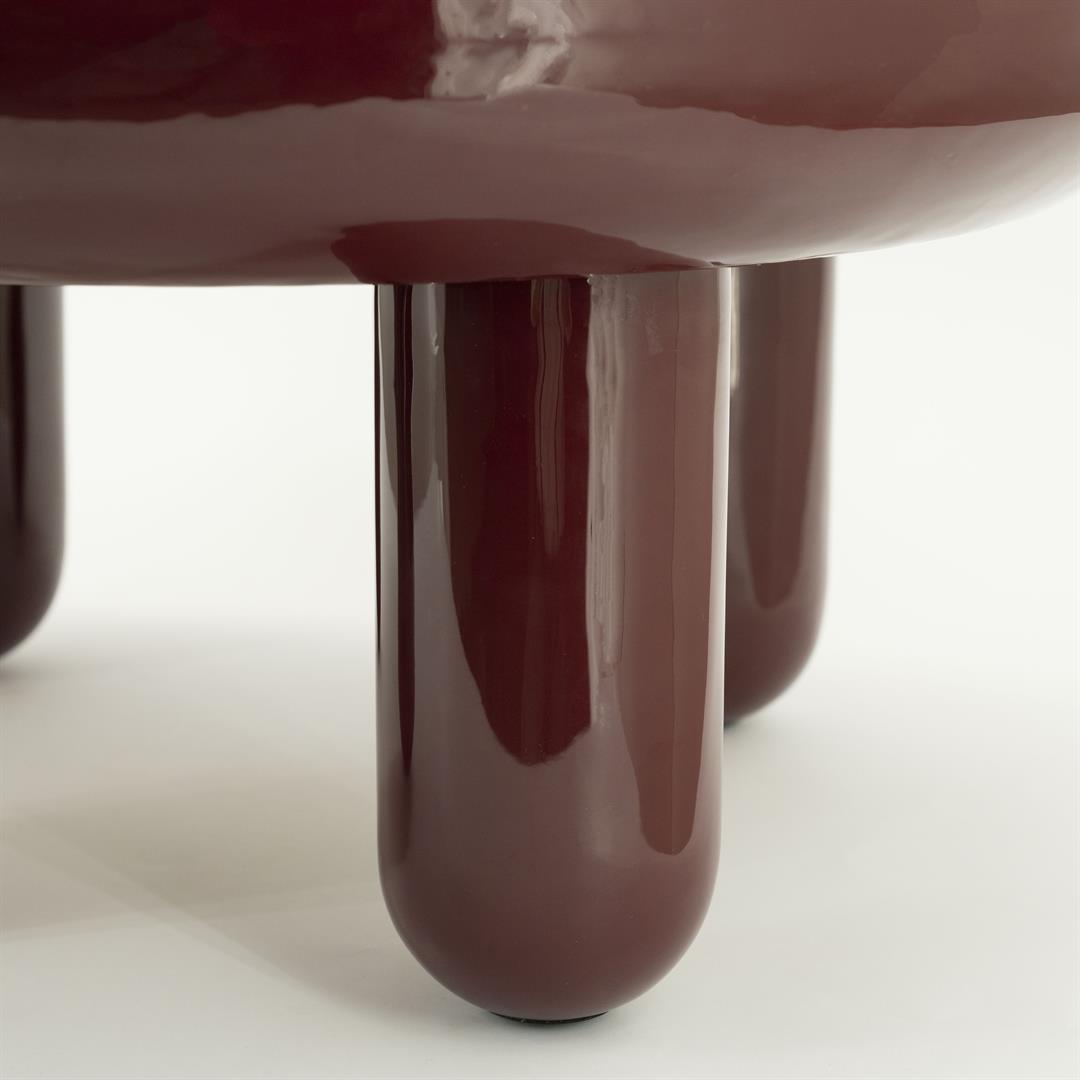 By Boo coffeetable Balloon burgundy L