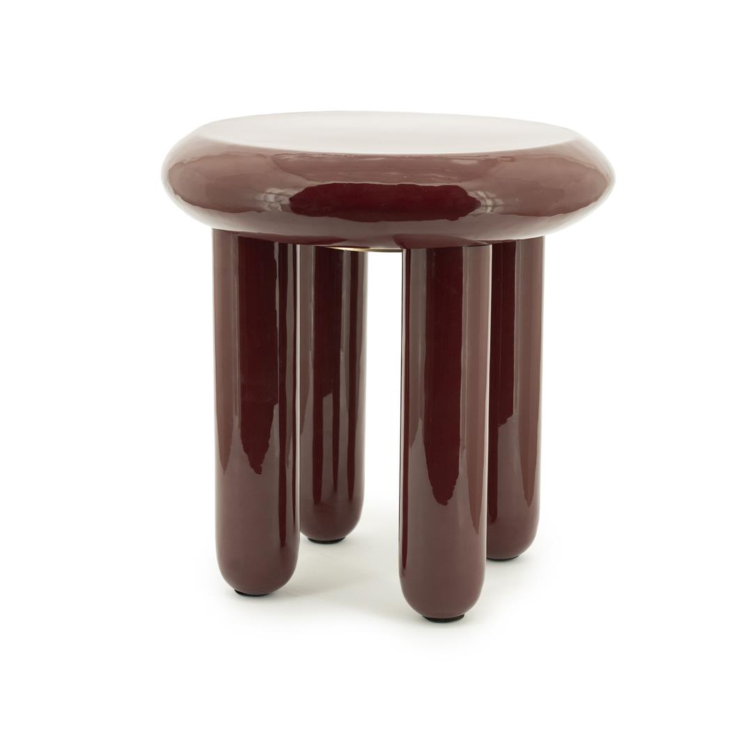 By Boo bijzettafel Balloon burgundy S