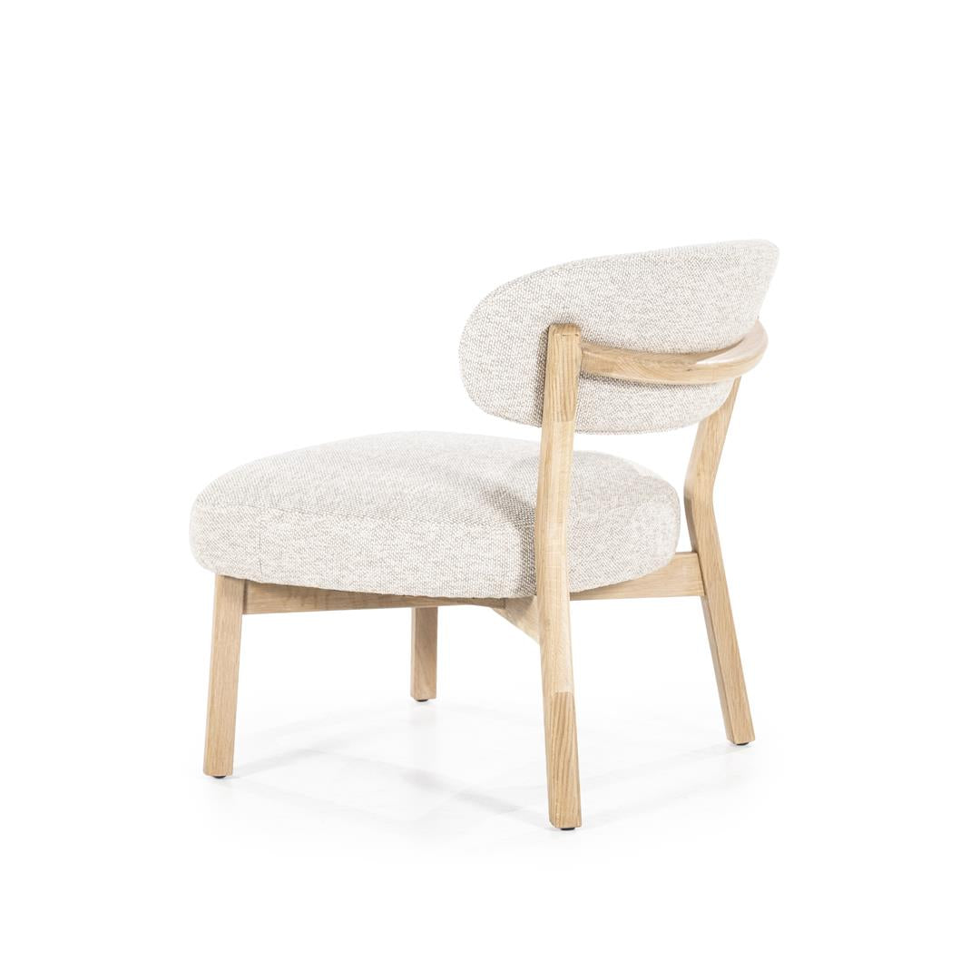 Eleonora fauteuil Mikky naturel taupe