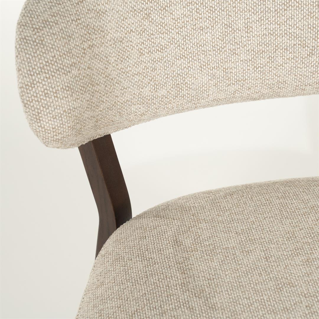 Eleonora fauteuil Mikky bruin / taupe