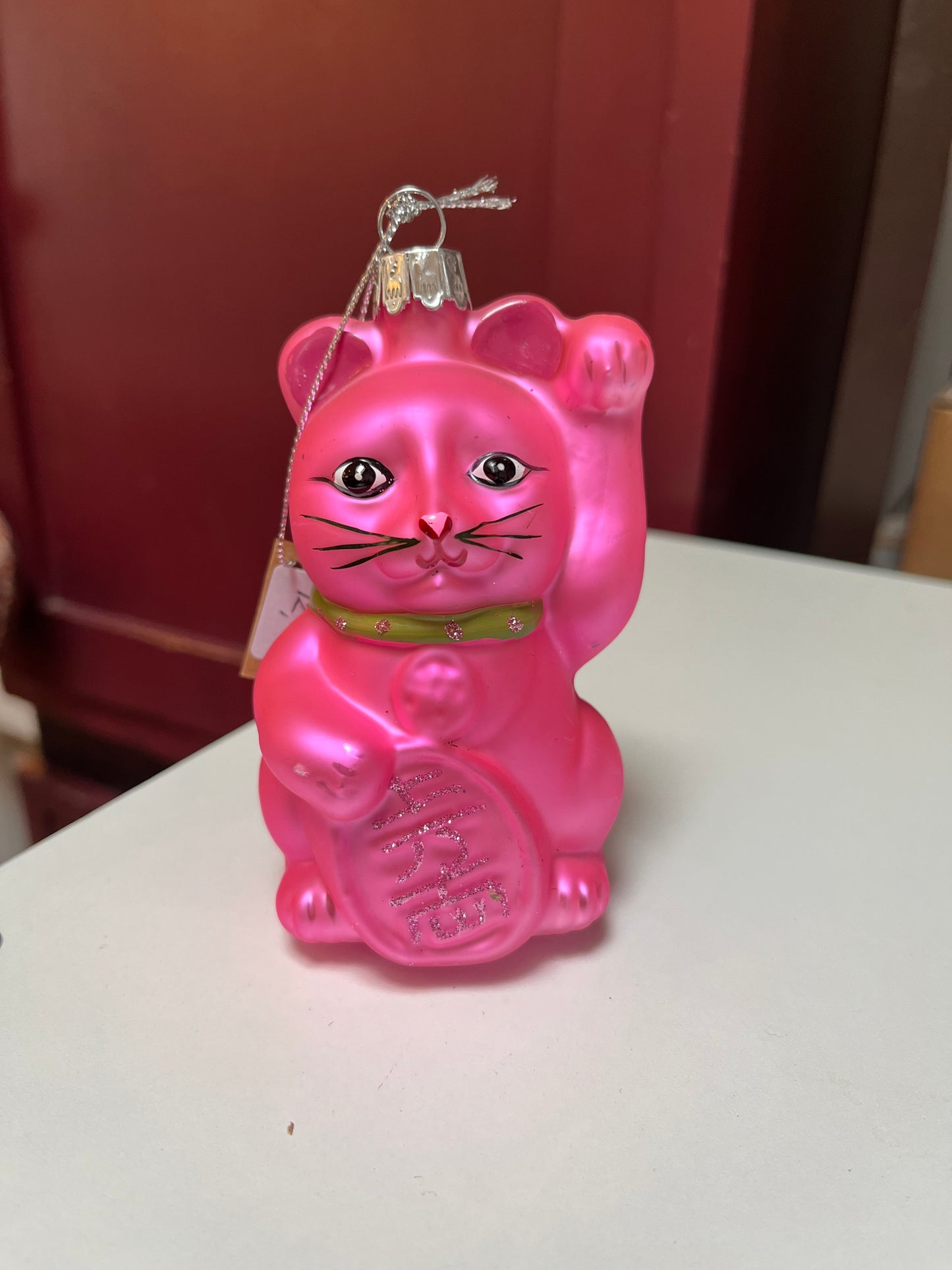 Kerstbal diverse lucky cats