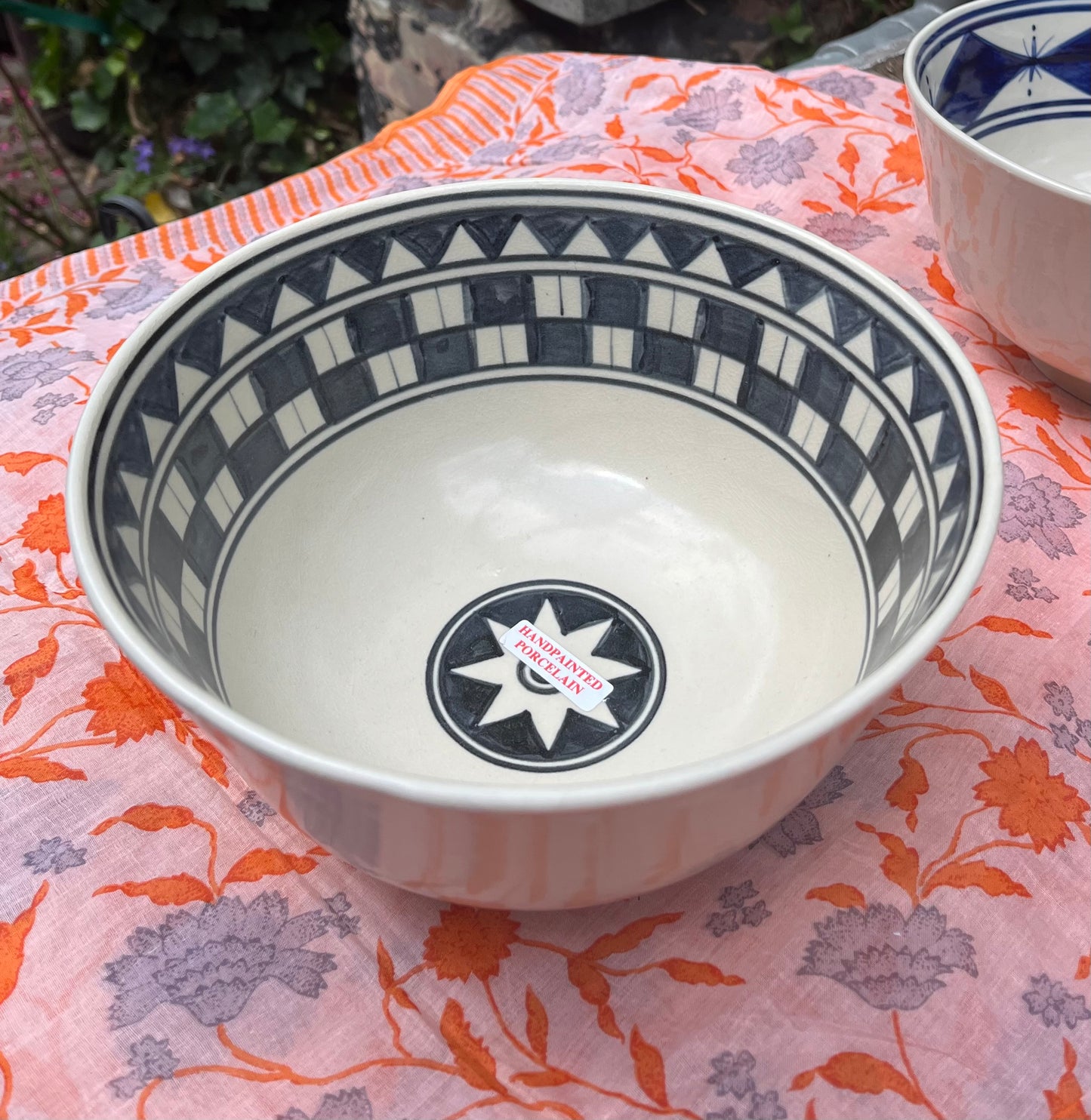 Schaal maat M grijs patroon