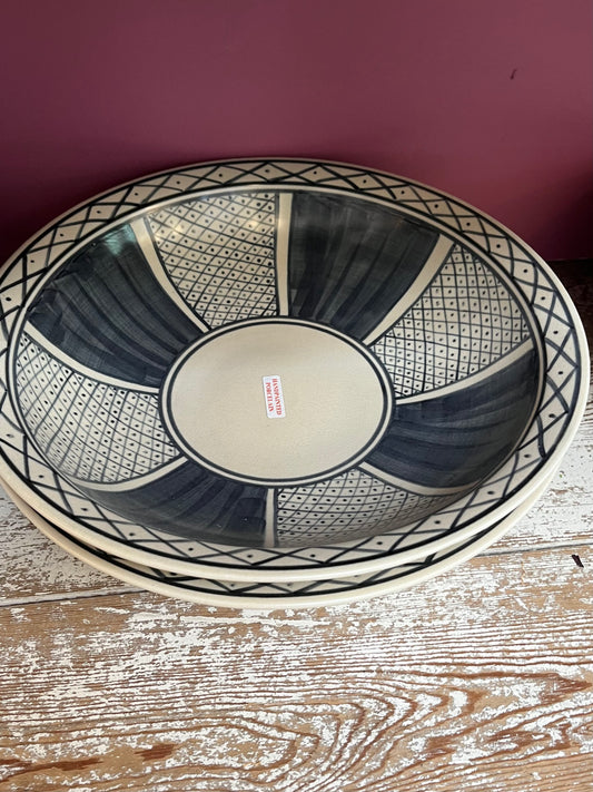 Schaal L patroon lichtgrijs