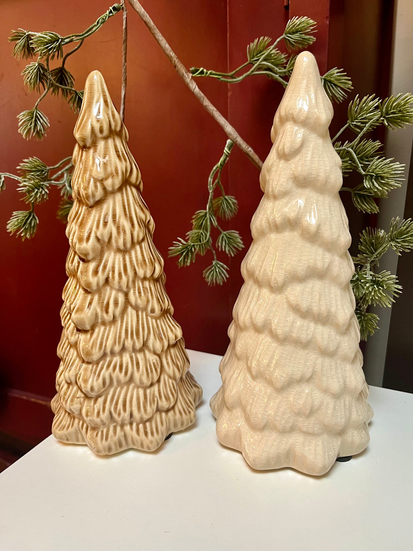 Keramieken Kerstboompjes