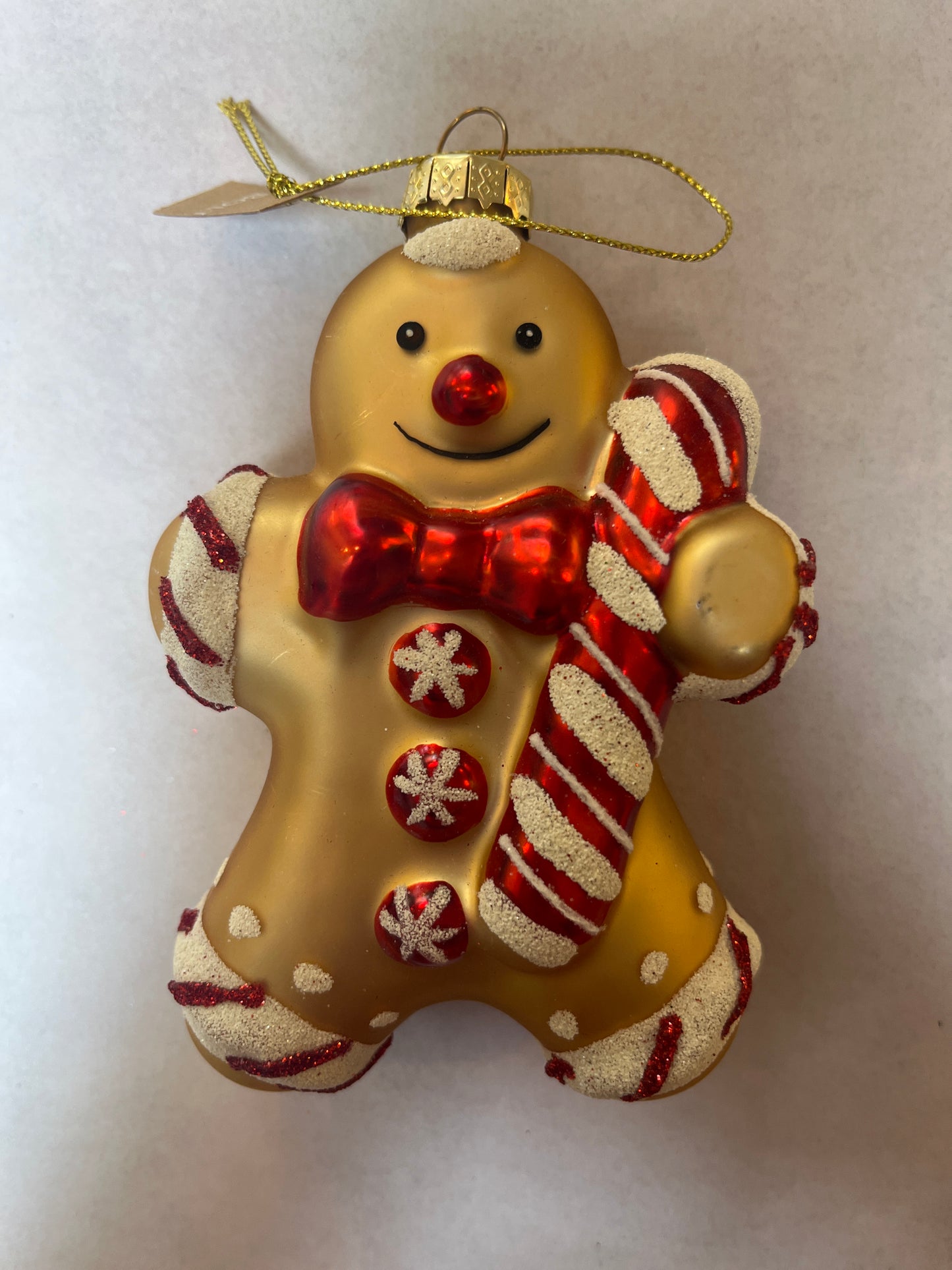 Koekmannetje (gingerbread man) Kerstbal
