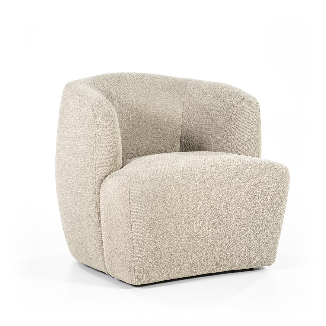Eleonora fauteuil Charlotte taupe / zand