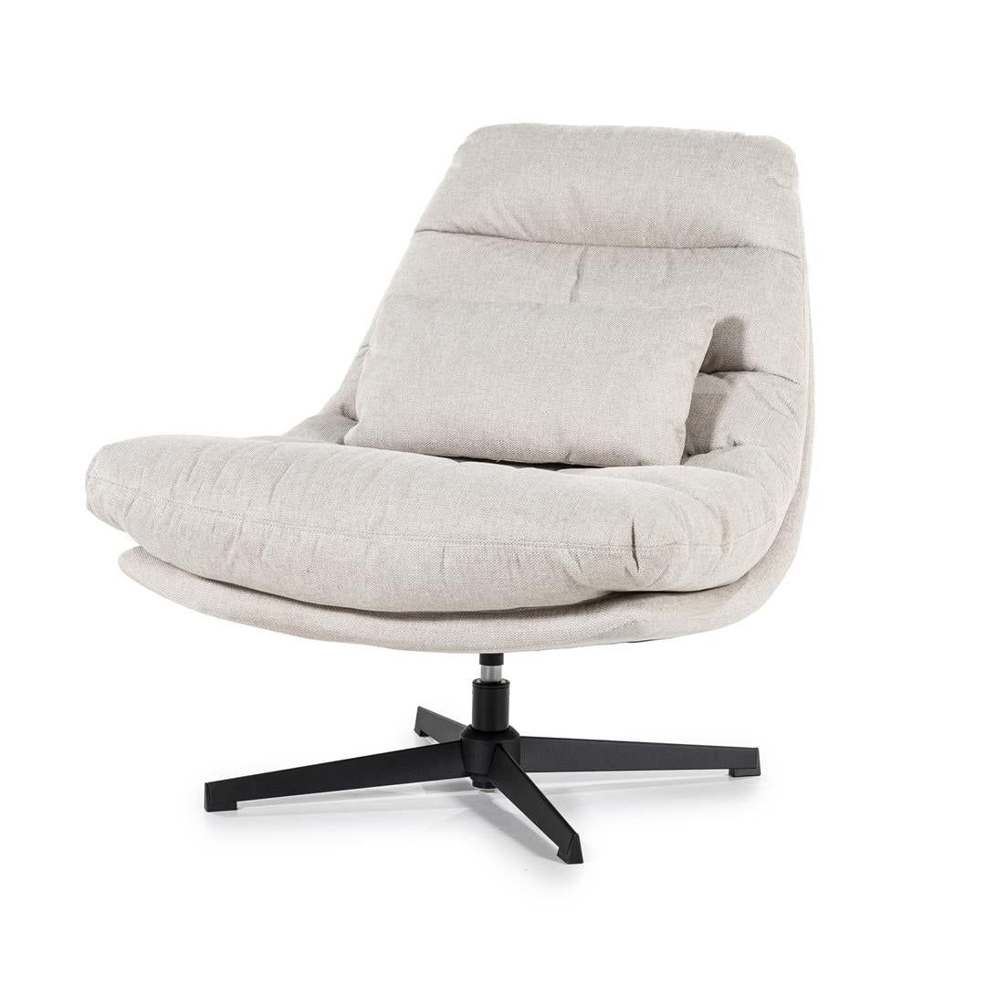 Eleonora fauteuil Cooper met kussen beige