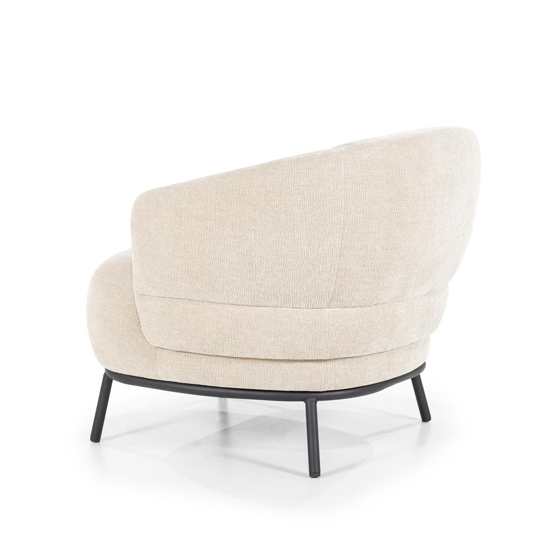 Eleonora fauteuil David taupe / zand