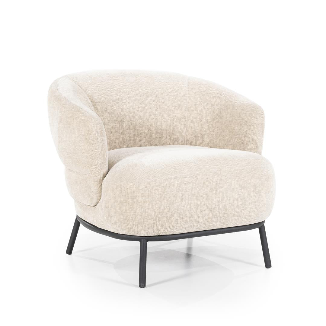 Eleonora fauteuil David taupe / zand