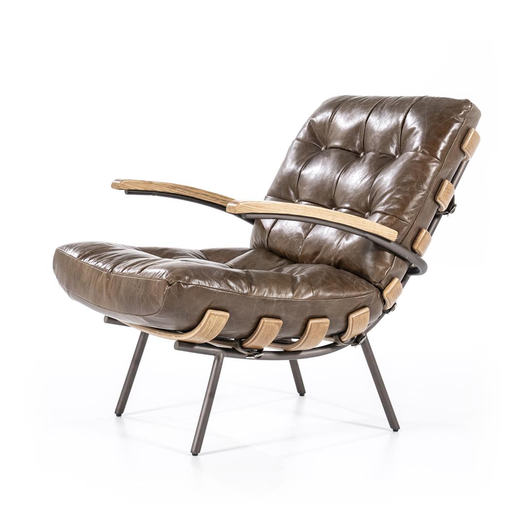 Eleonora fauteuil Bastiaan donkerbruin