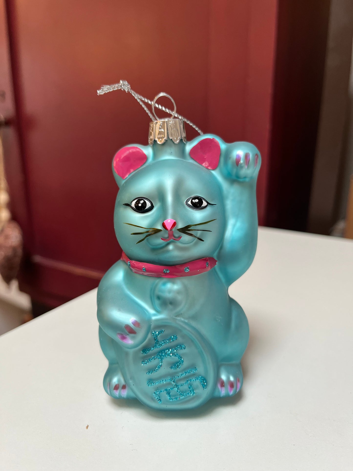 Kerstbal diverse lucky cats