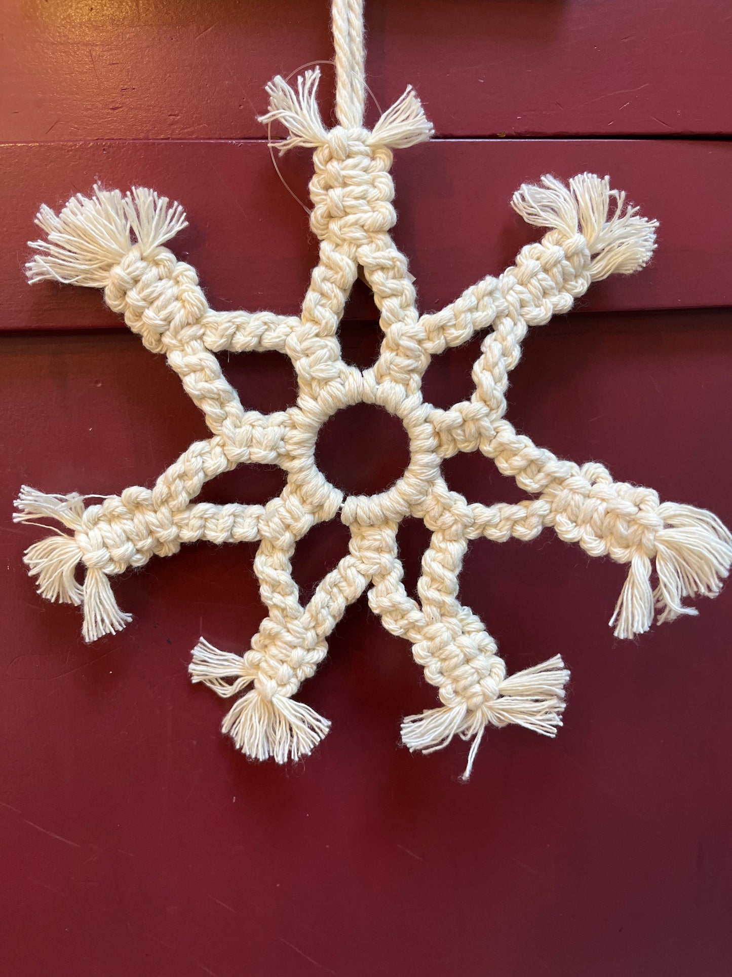 Macrame ster 3 kleuren