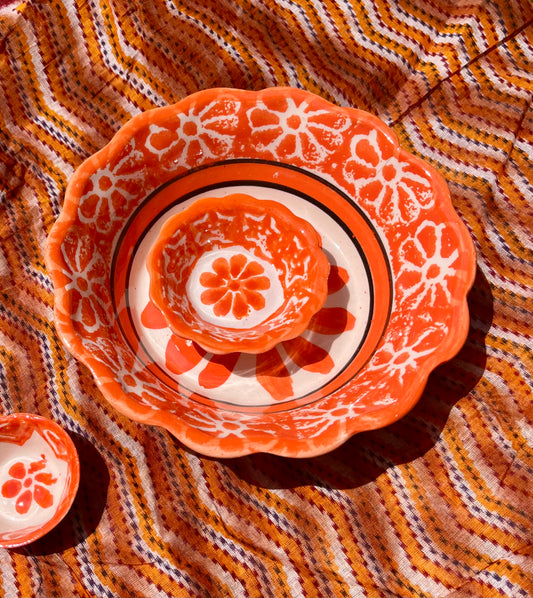 Schaaltje oranje klein