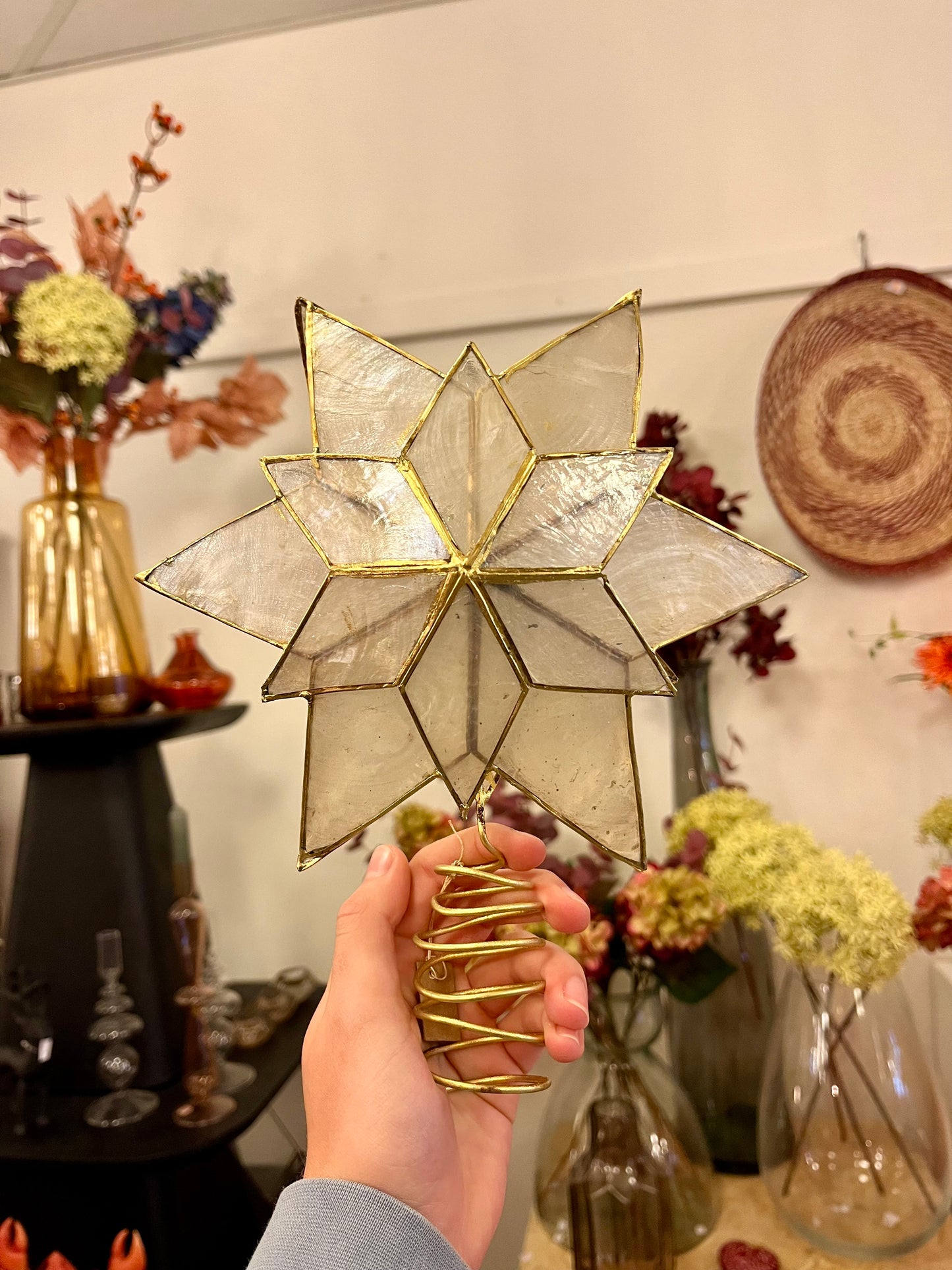 Piek gemaakt van schelpen ster