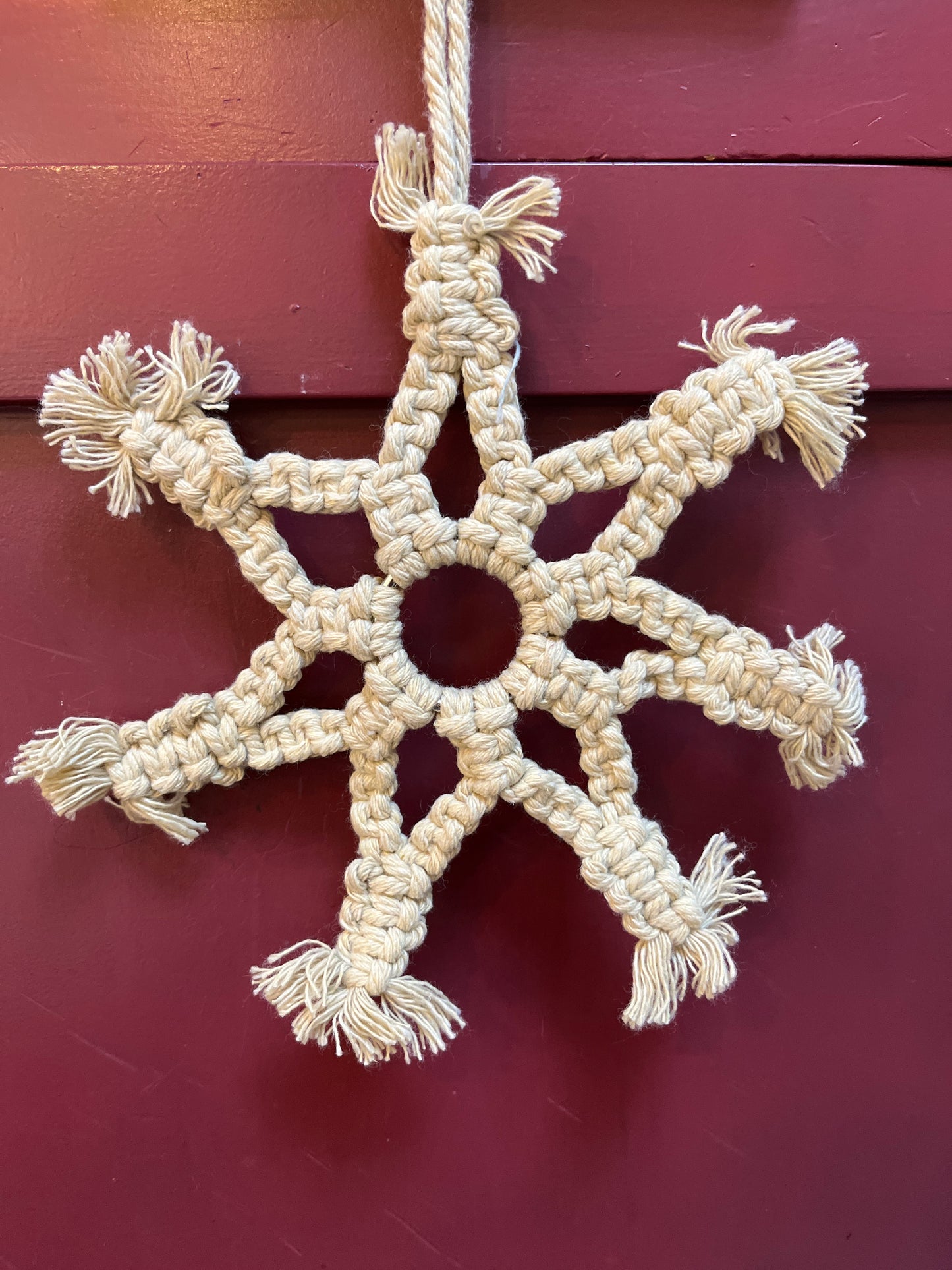 Macrame ster 3 kleuren