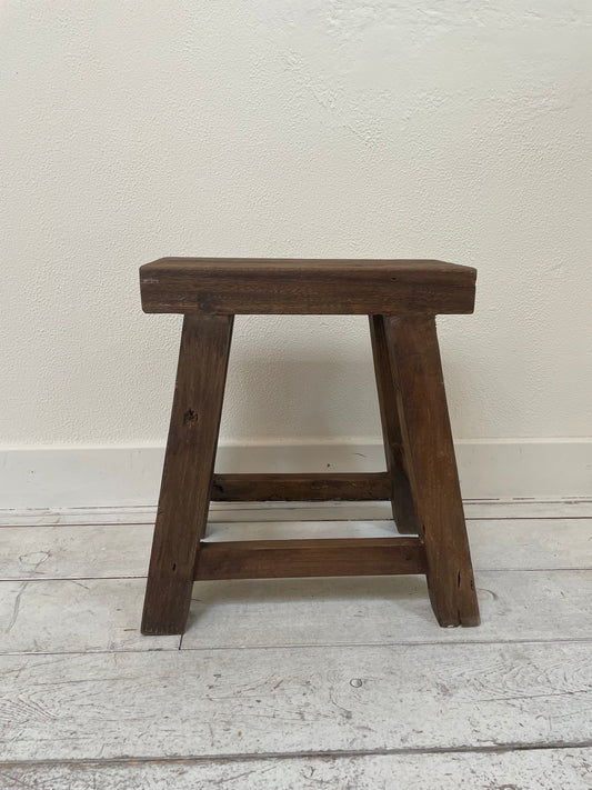 Kruk van oud hout donker S