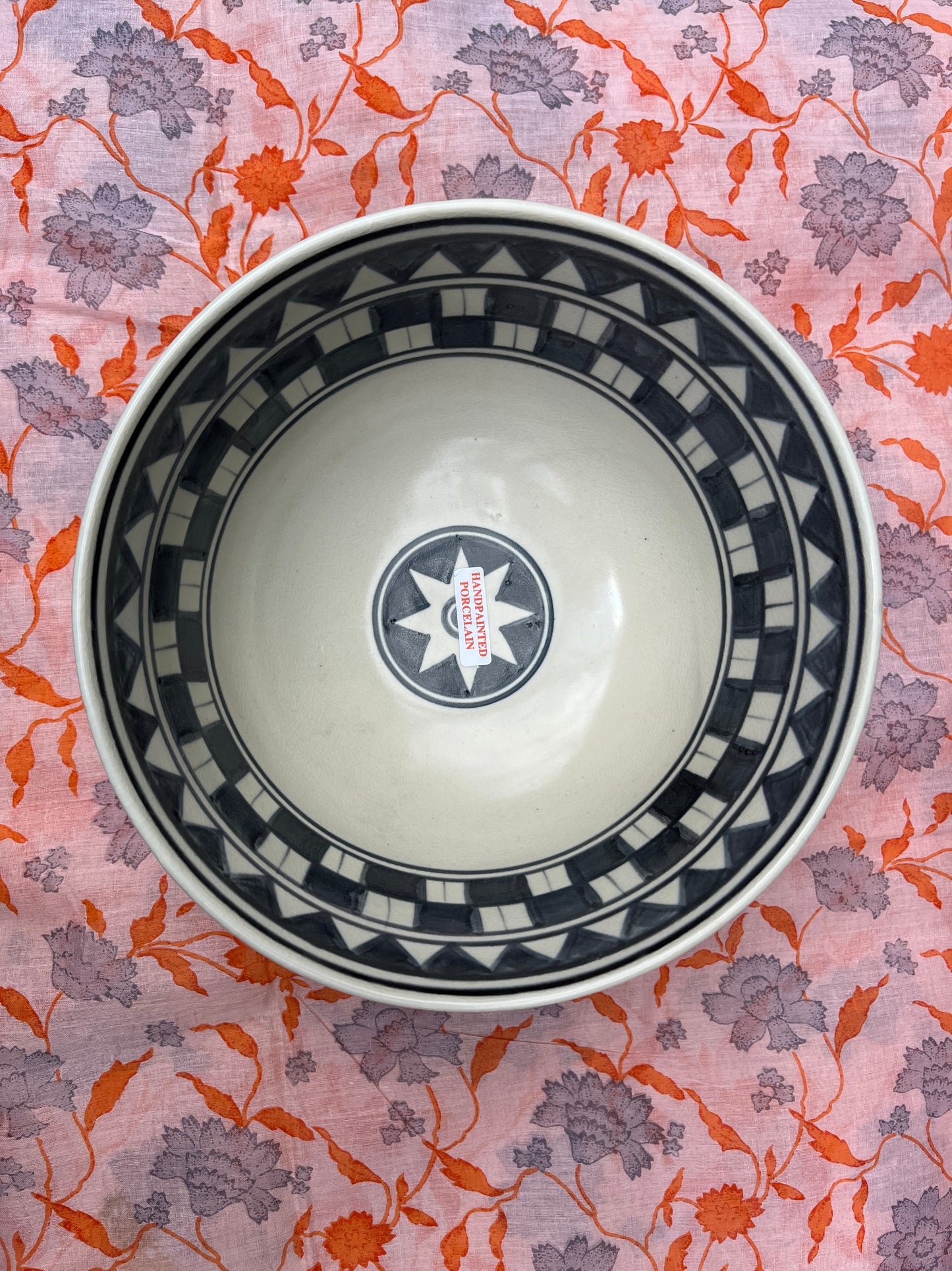 Schaal maat M grijs patroon