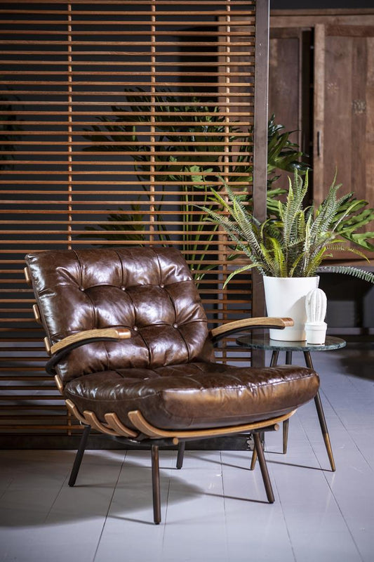 Eleonora fauteuil Bastiaan donkerbruin