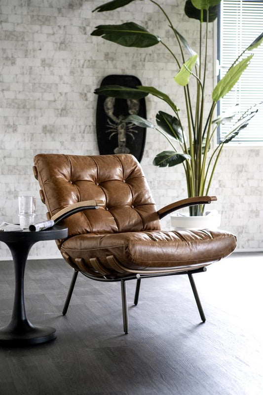 Eleonora fauteuil Bastiaan cognac