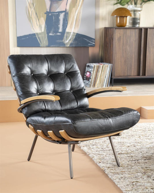 Eleonora fauteuil Bastiaan zwart