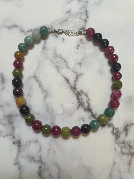 Kralen ketting multi kleuren