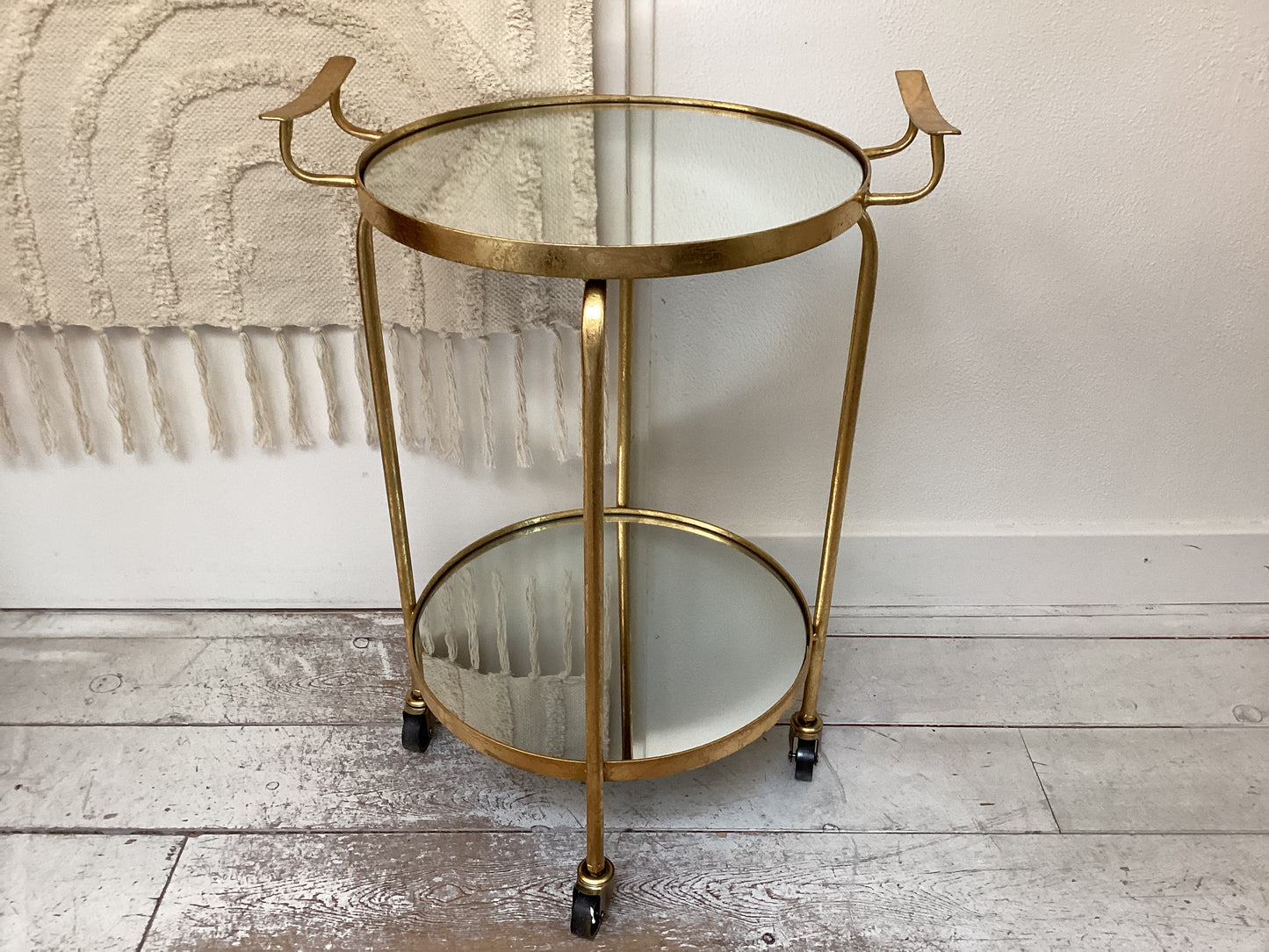 Trolley goud metaal