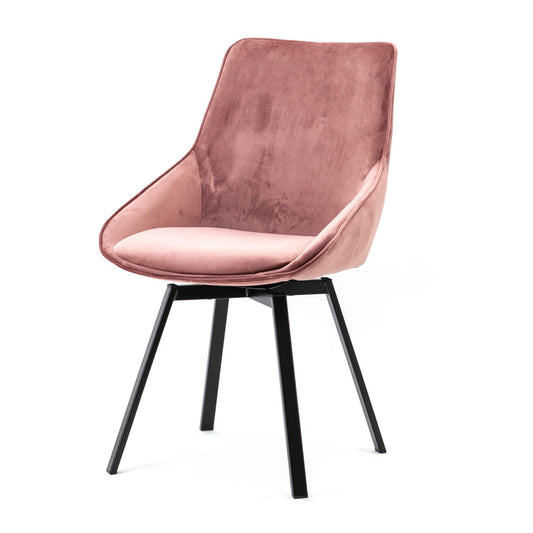 Eetkamerstoel Beau roze van By Boo