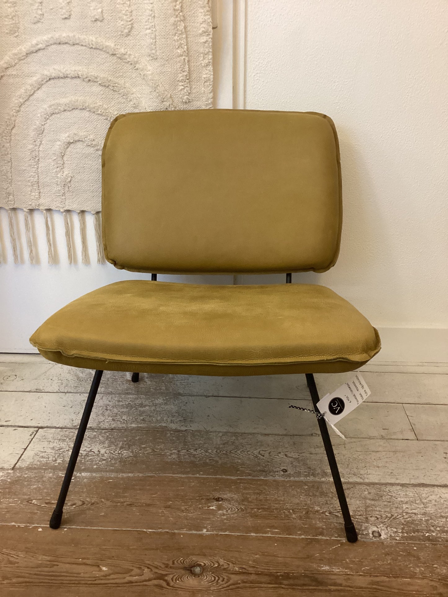 Fauteuil Fred de la Bretoniere Caramba mosterd
