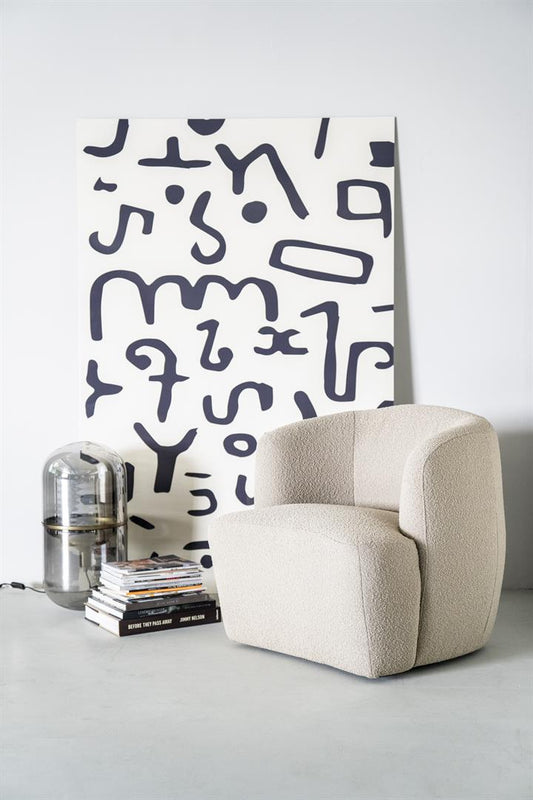 Eleonora fauteuil Charlotte taupe / zand