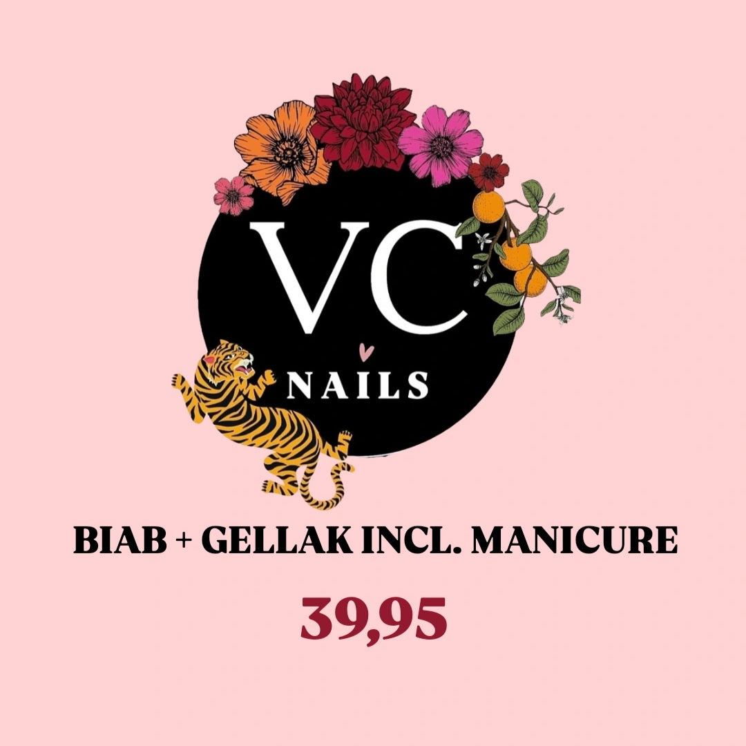 BIAB + gellak inclusief manicure