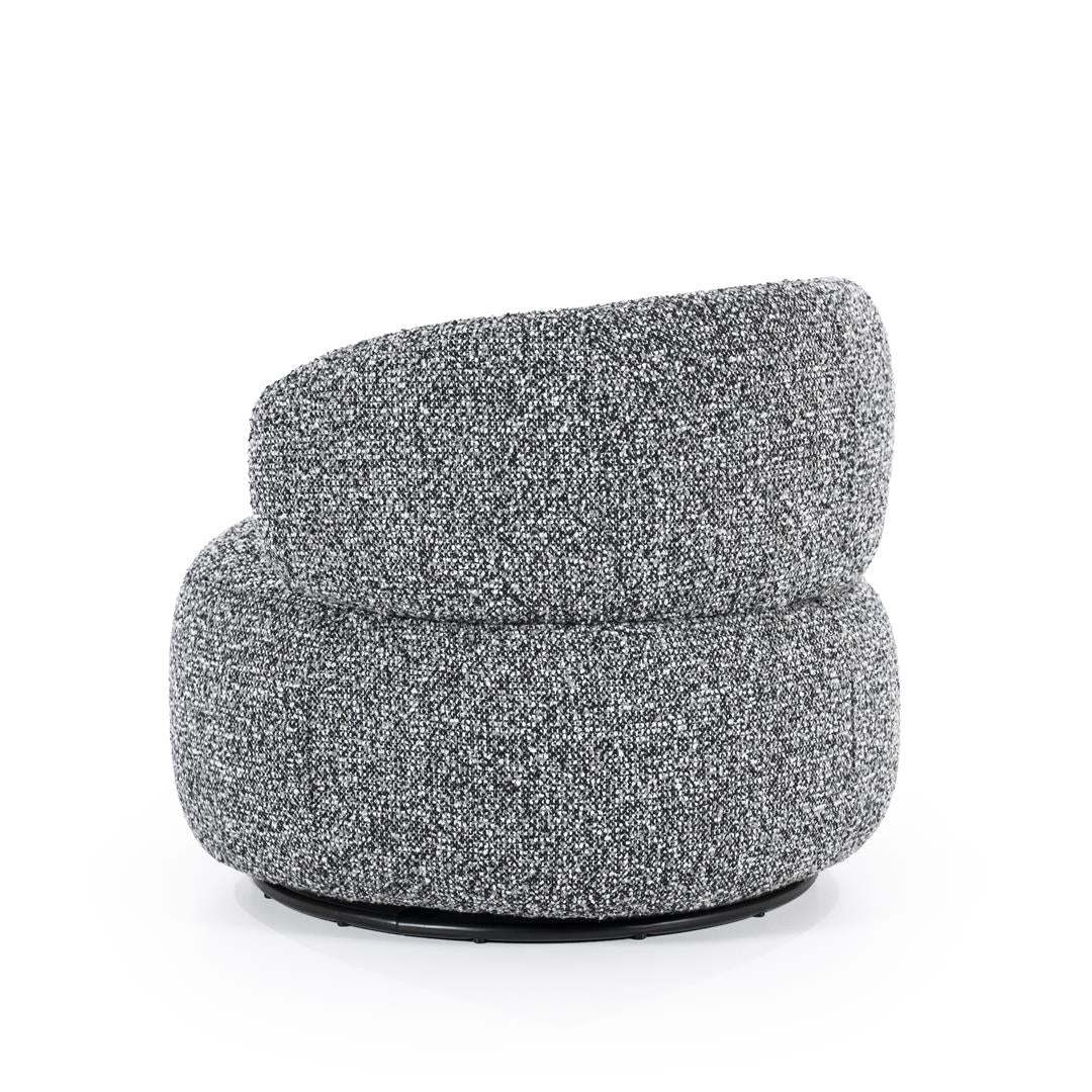 Eleonora fauteuil Maeve zwart / grijs
