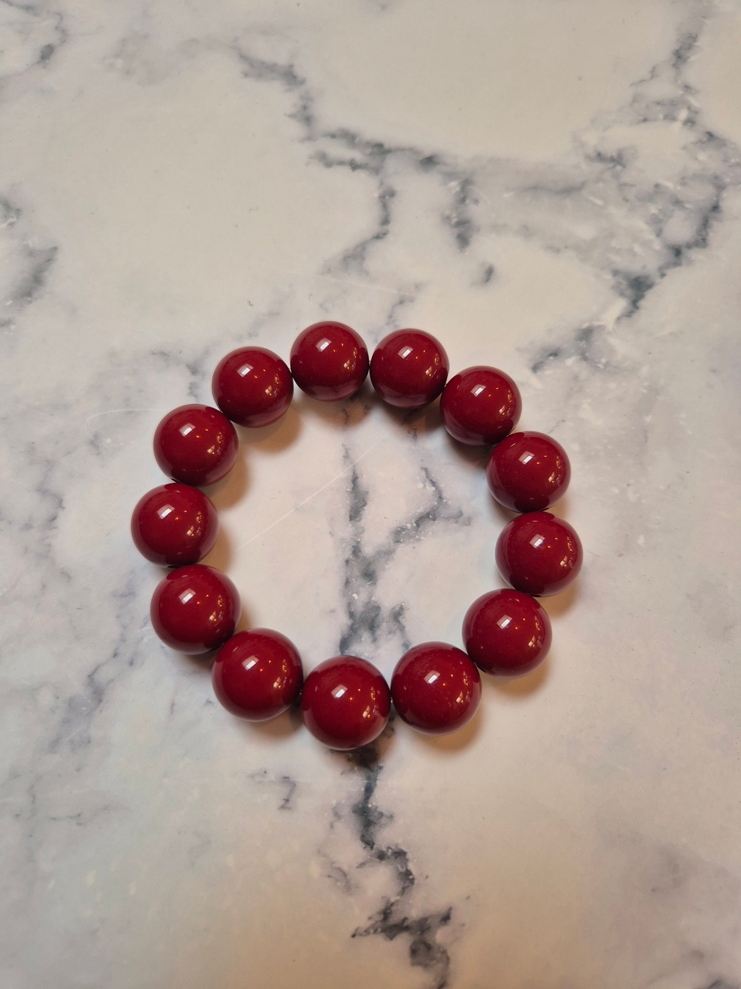 Kralen armband rood