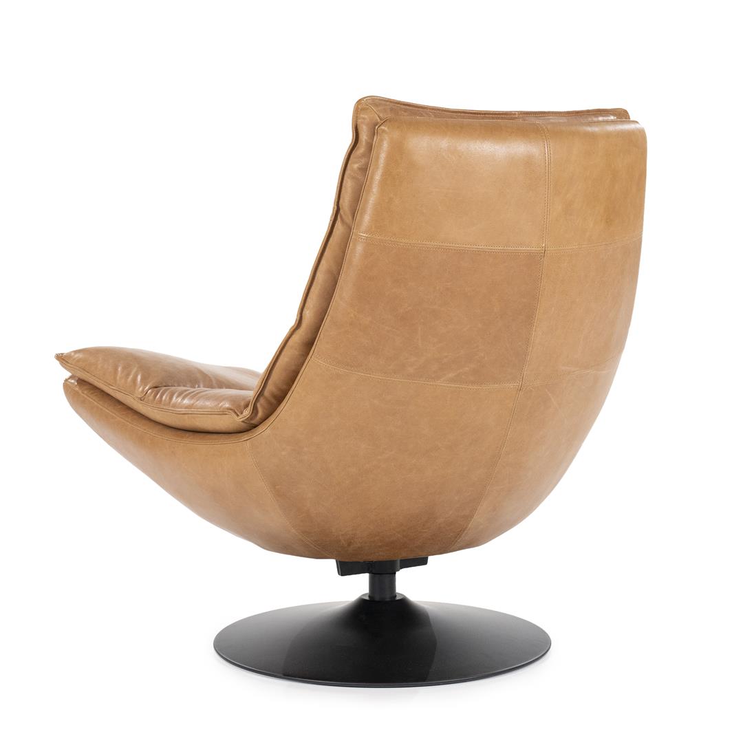 Eleonora fauteuil Sven cognac