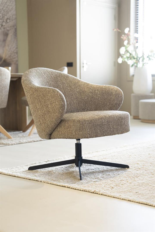 Eleonora fauteuil Connor bruin